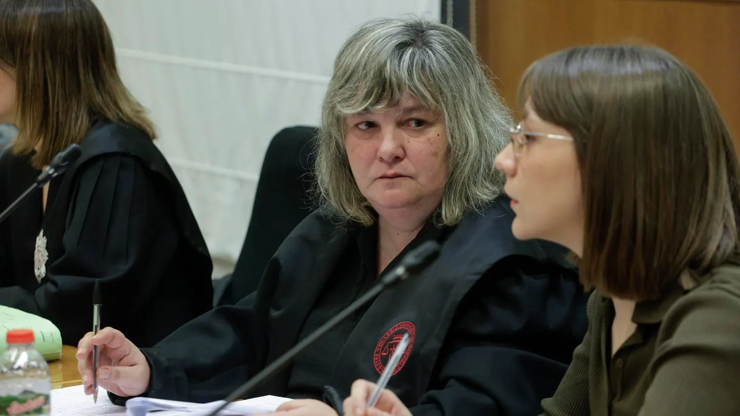 La abogada de la acusación Ester García López durante la vista del recurso del caso Dani Alves La abogada de la acusación Ester García López durante la vista del recurso del caso Dani Alves