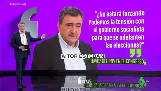 Cuando el PNV pronostica, acierta: esto es lo que opina Aitor Esteban sobre la crisis del Gobierno Cuando el PNV pronostica, acierta: esto es lo que opina Aitor Esteban sobre la crisis del Gobierno