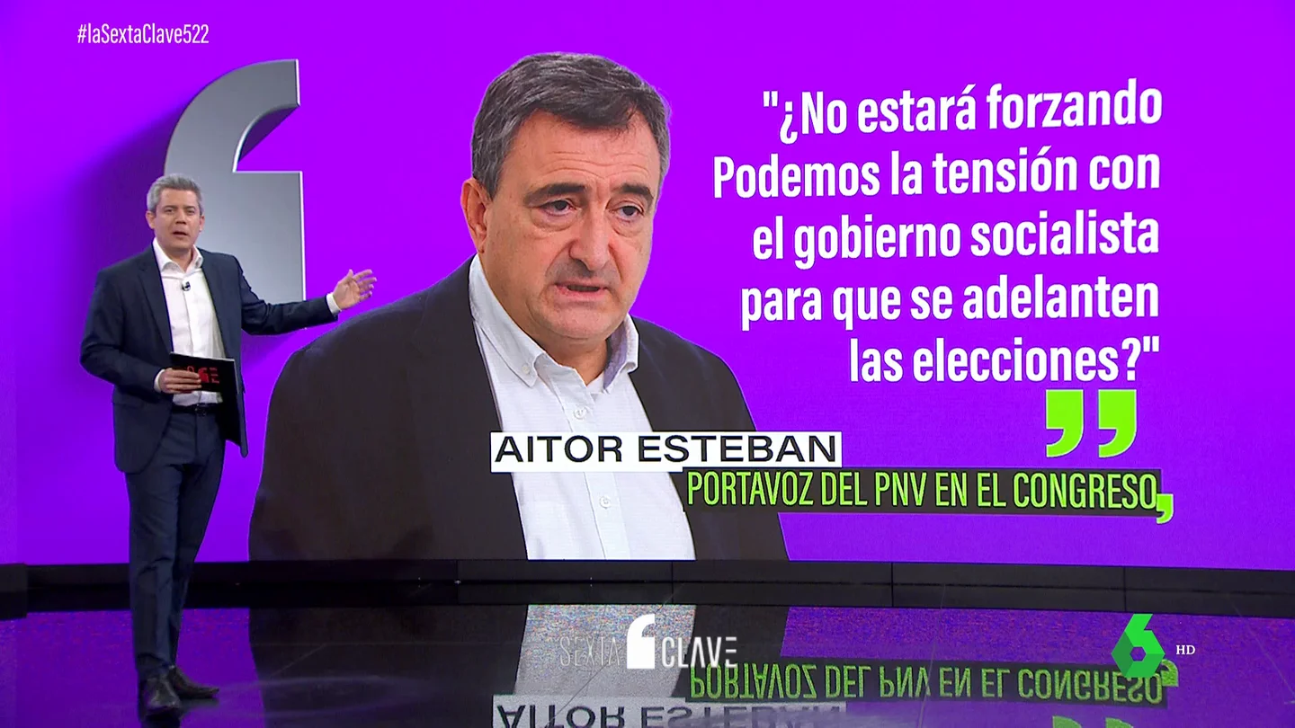 Cuando el PNV pronostica, acierta: esto es lo que opina Aitor Esteban sobre la crisis del Gobierno Cuando el PNV pronostica, acierta: esto es lo que opina Aitor Esteban sobre la crisis del Gobierno