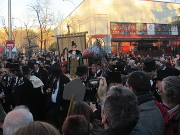 El entierro de la Sardina en el carnaval de Madrid El entierro de la Sardina en el carnaval de Madrid