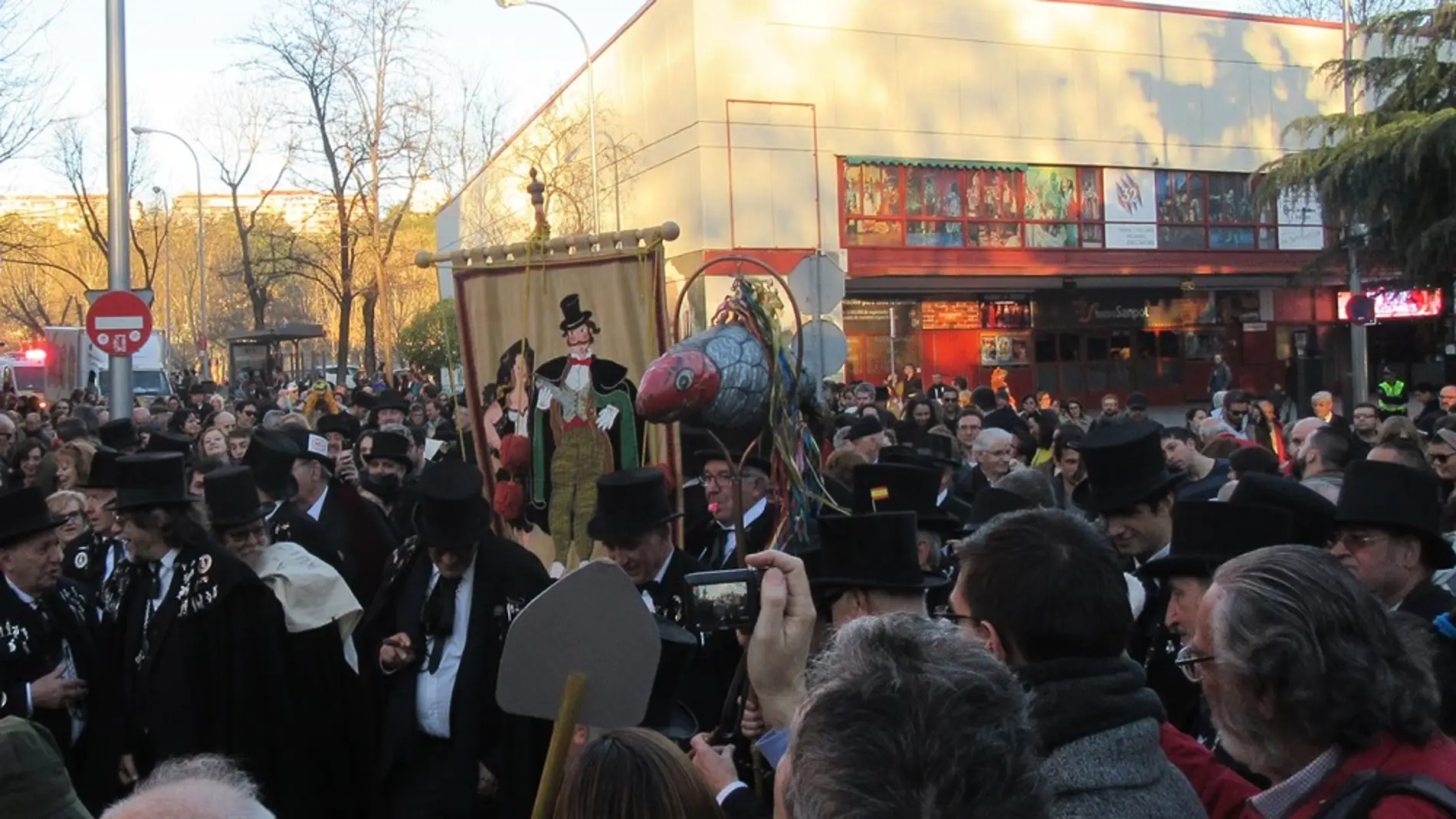El entierro de la Sardina en el carnaval de Madrid
