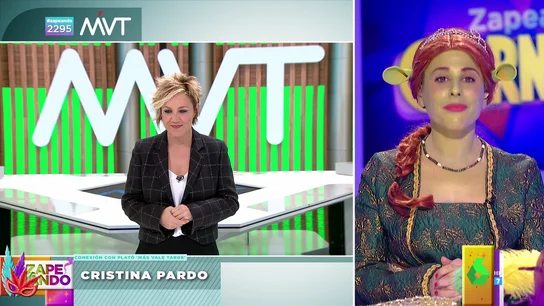 Cristina Pardo lo tiene claro: este es el zapeador que va mejor disfrazado este año Cristina Pardo lo tiene claro: este es el zapeador que va mejor disfrazado este año