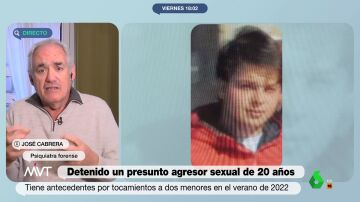 El análisis psiquiátrico de José Cabrera al agresor sexual de Villalba: "Es tonto del culo"