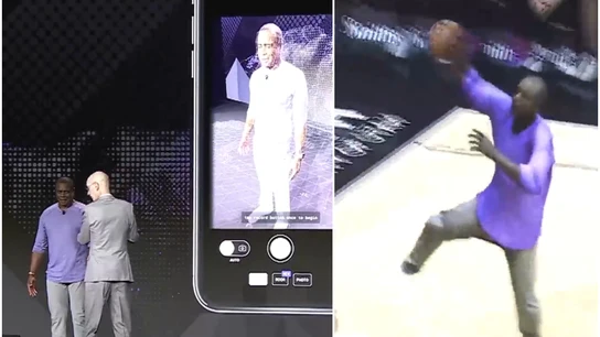 Un aficionado, 'jugador' de NBA Un aficionado, 'jugador' de NBA