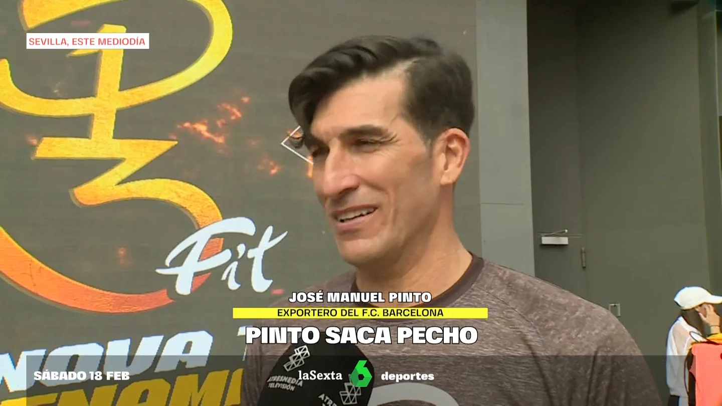 José Manuel Pinto, exportero del Barça, en laSexta: "Lo que ganamos fue merecido, con un fútbol brillante" José Manuel Pinto, exportero del Barça, en laSexta: "Lo que ganamos fue merecido, con un fútbol brillante"