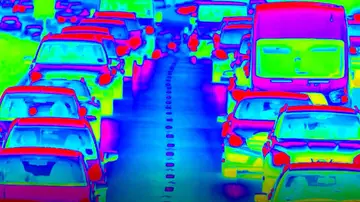 Imagen térmica de radar Imagen térmica de radar