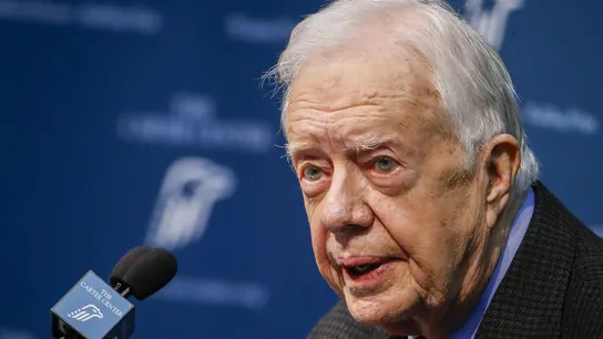 Fotografía de archivo, tomada en agosto de 2015, del expresidente demócrata de Estados Unidos Jimmy Carter. Fotografía de archivo, tomada en agosto de 2015, del expresidente demócrata de Estados Unidos Jimmy Carter.