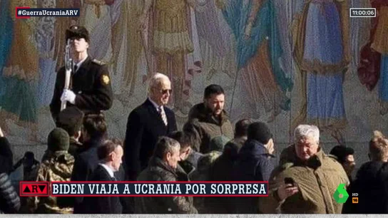 Biden visita por sorpresa Kyiv y aparece acompañado de Zelenski Biden visita por sorpresa Kyiv y aparece acompañado de Zelenski