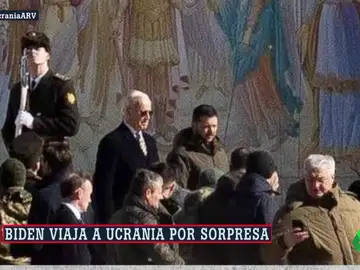 Biden visita por sorpresa Kyiv y aparece acompañado de Zelenski