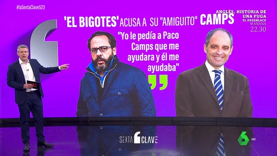 'El Bigotes' acusa a su "amiguito" Francisco Camps en el juicio de la Gürtel 'El Bigotes' acusa a su "amiguito" Francisco Camps en el juicio de la Gürtel
