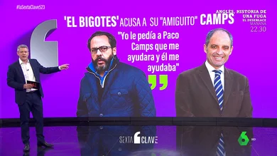 'El Bigotes' acusa a su "amiguito" Francisco Camps en el juicio de la Gürtel 'El Bigotes' acusa a su "amiguito" Francisco Camps en el juicio de la Gürtel