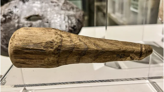 Falo de madera de la época romana hallado en Inglaterra Falo de madera de la época romana hallado en Inglaterra