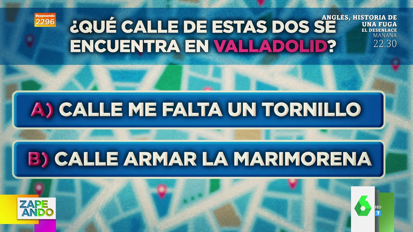 El juego de adivinar cuál de estas raras calles existe El juego de adivinar cuál de estas raras calles existe
