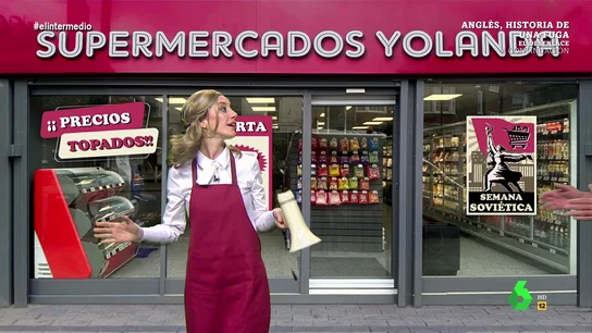 'Yolanda Díaz' inaugura su 'super': "Venga, que me sobran huevos para enfrentarme a los supermercados" 'Yolanda Díaz' inaugura su 'super': "Venga, que me sobran huevos para enfrentarme a los supermercados"