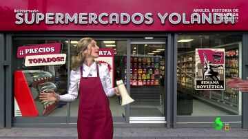 'Yolanda Díaz' inaugura su 'super': "Venga, que me sobran huevos para enfrentarme a los supermercados"