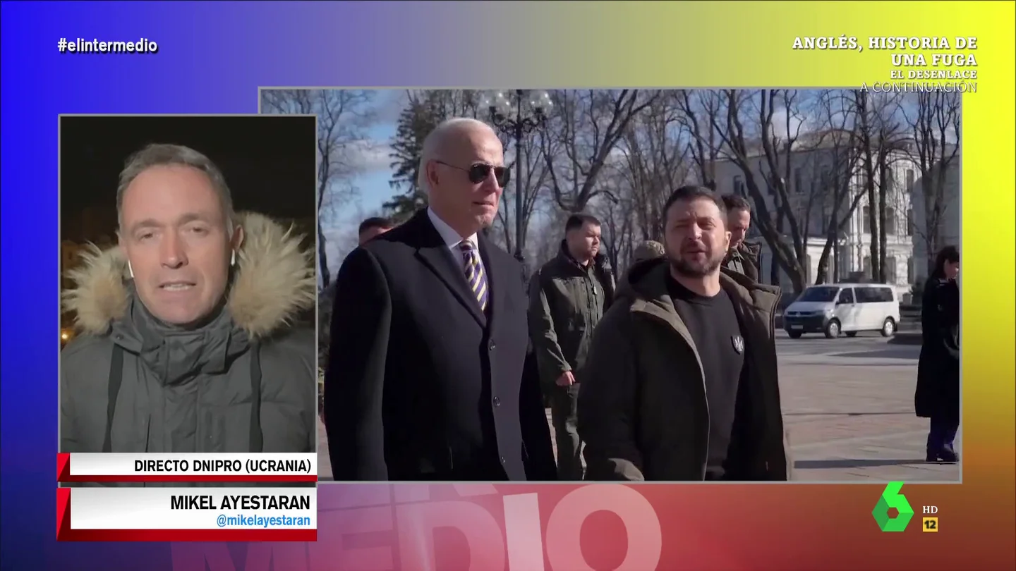 Así se han tomado los ucranianos la visita de Biden a Zelenski Así se han tomado los ucranianos la visita de Biden a Zelenski