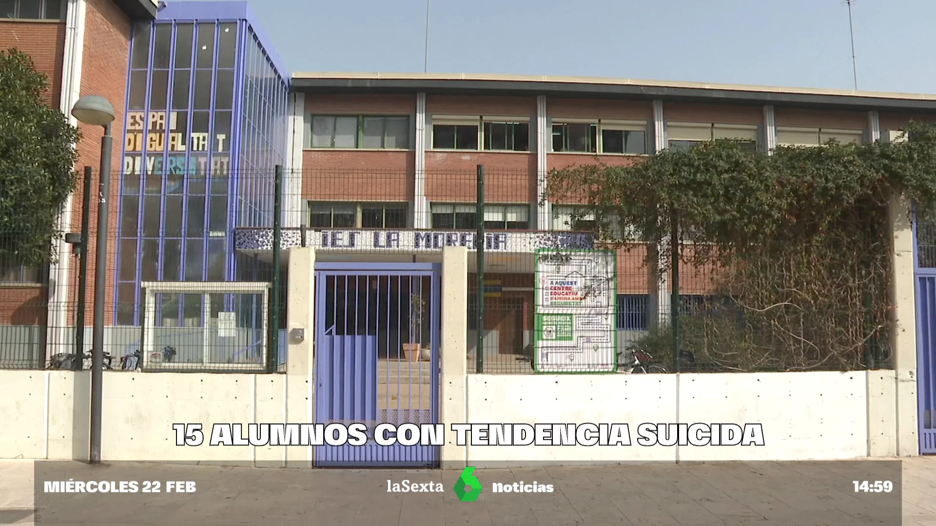 El grito de auxilio de un instituto en Mislata por la salud mental de sus alumnos: al menos 15 han tenido conductas suicidas