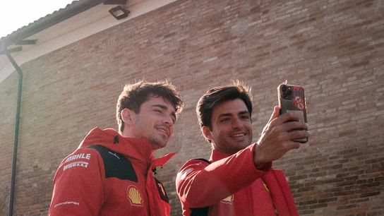 Charles Leclerc y Carlos Sainz Charles Leclerc y Carlos Sainz