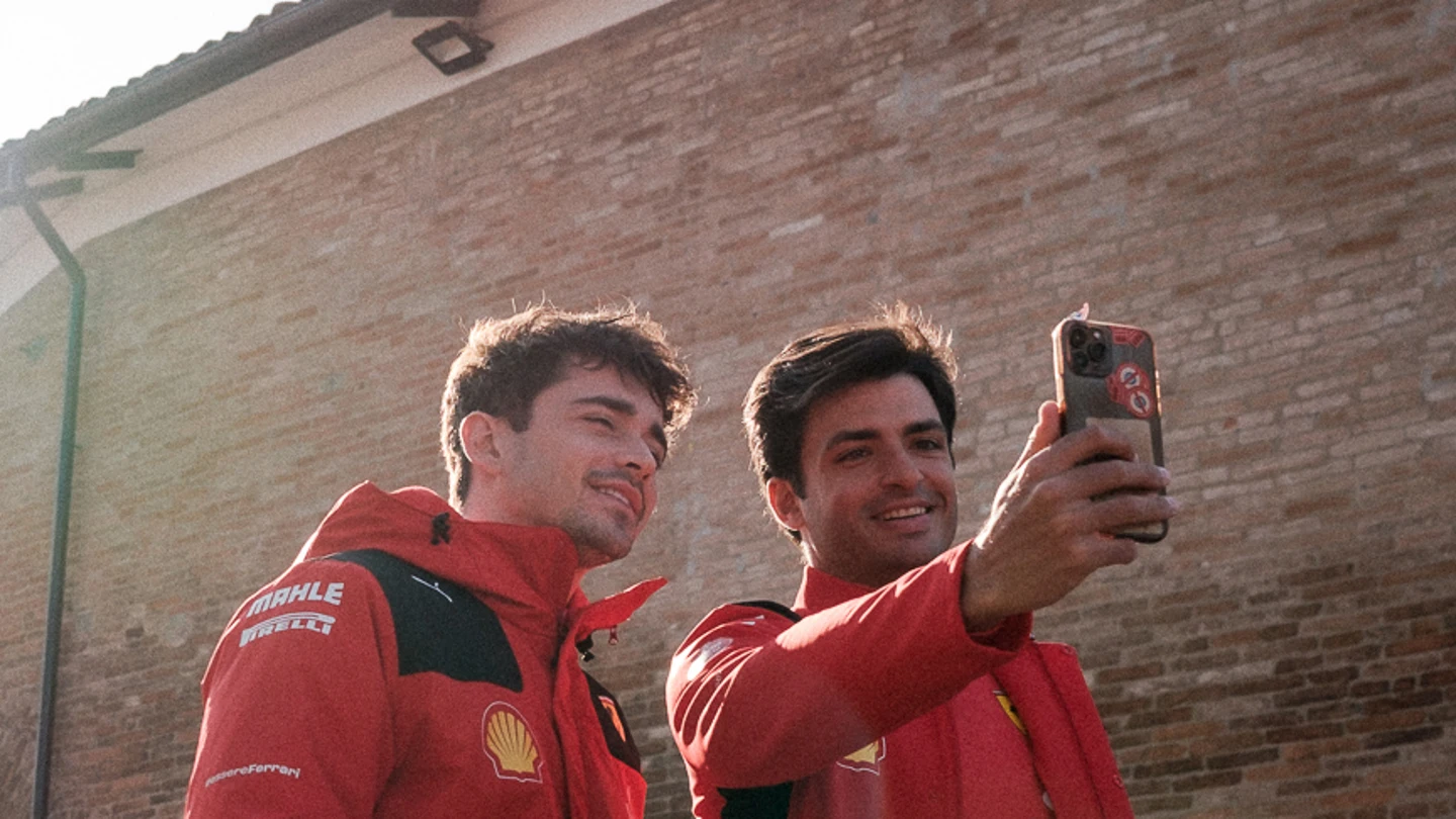 Charles Leclerc y Carlos Sainz Charles Leclerc y Carlos Sainz
