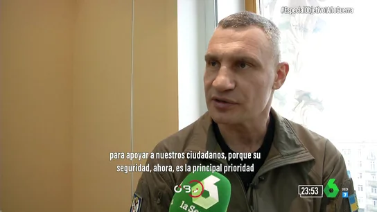 OBJETIVO Vitali Klitschko, con Ana Pastor: "Putin está enfermo" OBJETIVO Vitali Klitschko, con Ana Pastor: "Putin está enfermo"