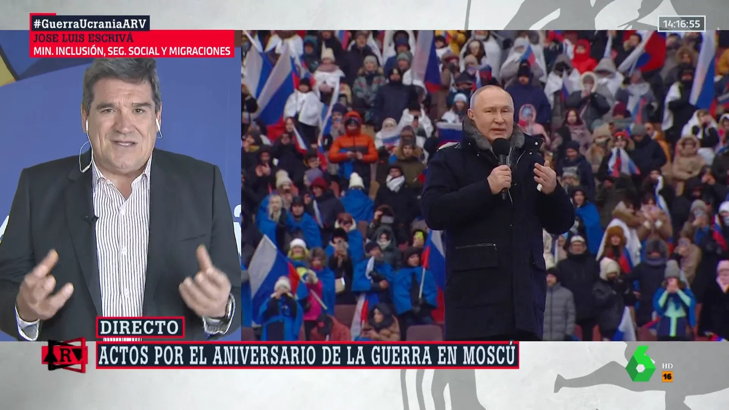 Escrivá reacción Putin Escrivá reacción Putin