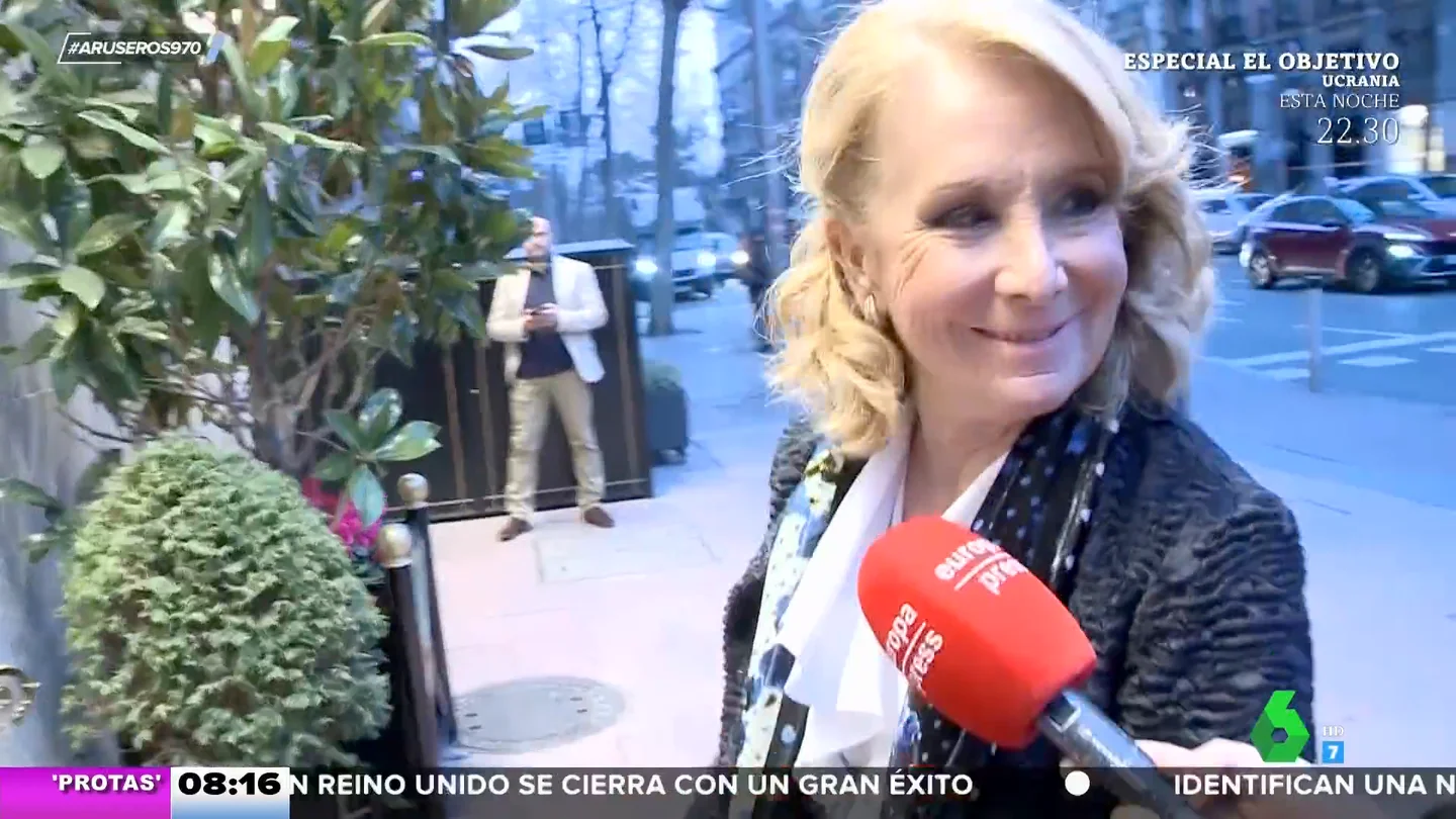 Esperanza Aguirre opina sobre la posible reconciliación entre Mario Vargas Llosa y Patricia Llosa Esperanza Aguirre opina sobre la posible reconciliación entre Mario Vargas Llosa y Patricia Llosa