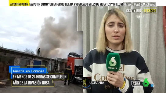 OBJETIVO El susto del equipo de laSexta en Jersón con una explosión a menos de 100 metros OBJETIVO El susto del equipo de laSexta en Jersón con una explosión a menos de 100 metros