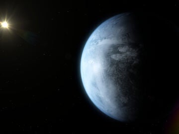 Recreación de un planeta de tamaño similar a la Tierra en la zona habitable de una enana roja cercana