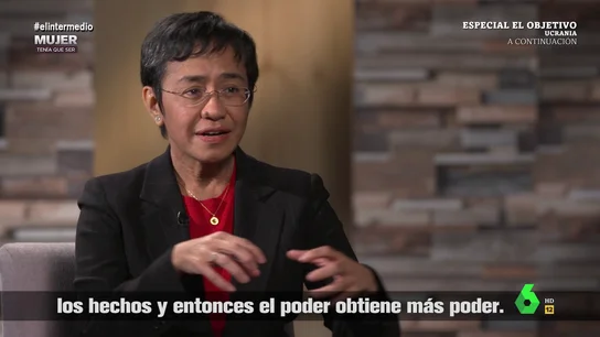 La periodista María Ressa, sobre una Tercera Guerra Mundial: "Es una batalla por los valores, protege tus derechos antes de que desaparezcan" mujer La periodista María Ressa, sobre una Tercera Guerra Mundial: "Es una batalla por los valores, protege tus derechos antes de que desaparezcan"