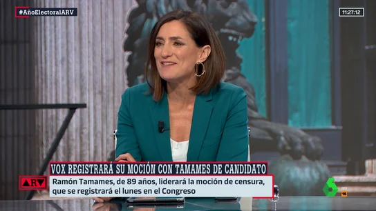 Sandra León explica por qué la moción de censura de Vox es 'low cost': "Devalúa un procedimiento de control al Gobierno" Sandra León explica por qué la moción de censura de Vox es 'low cost': "Devalúa un procedimiento de control al Gobierno"