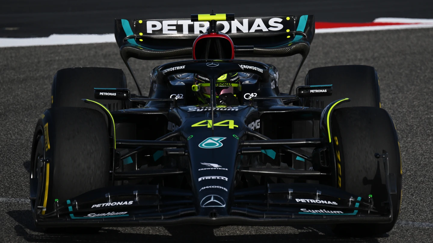 Lewis Hamilton en Baréin Lewis Hamilton en Baréin