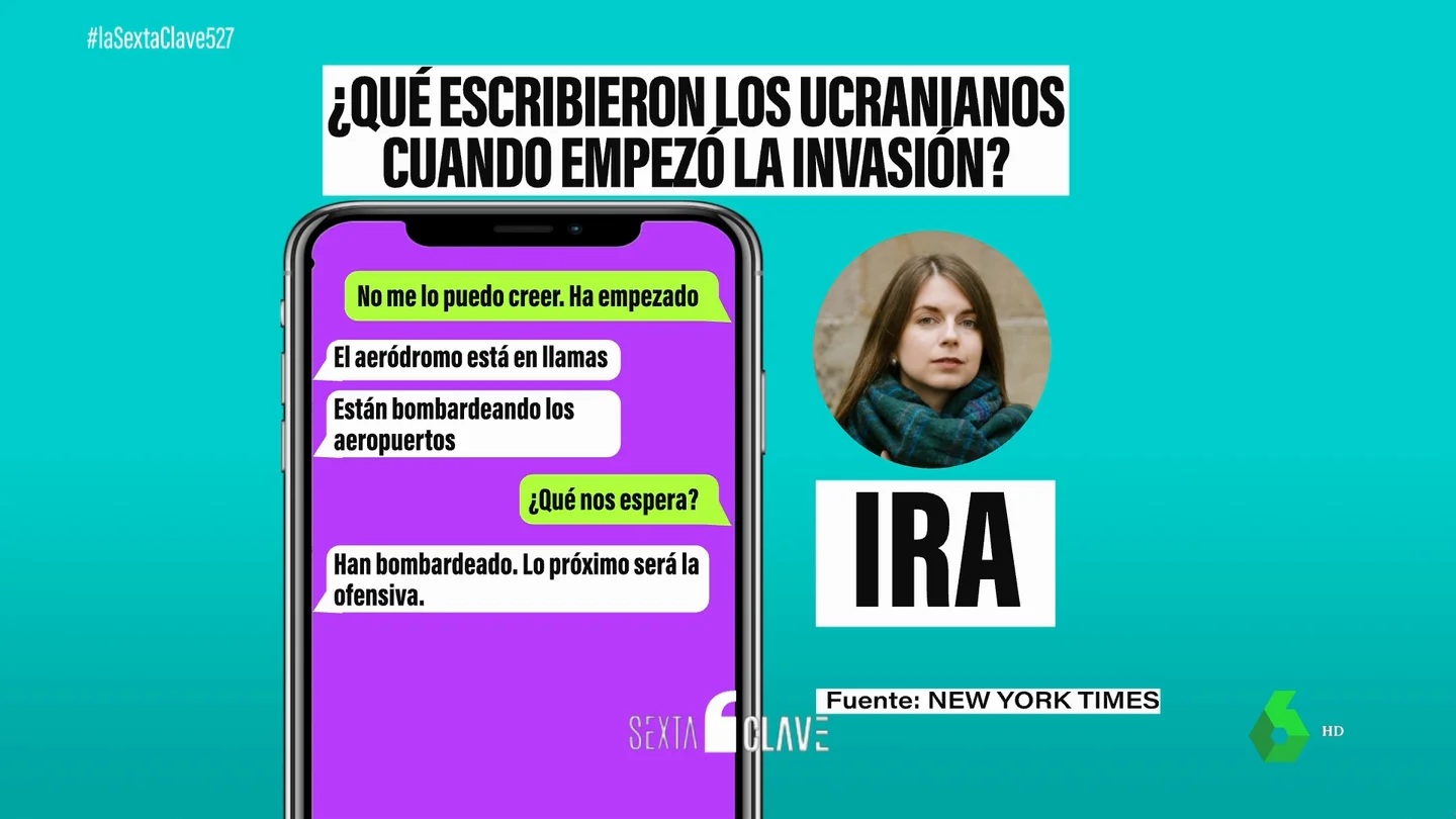 Los mensajes de los ucranianos a sus familiares y amigos cuando la guerra estalló Los mensajes de los ucranianos a sus familiares y amigos cuando la guerra estalló