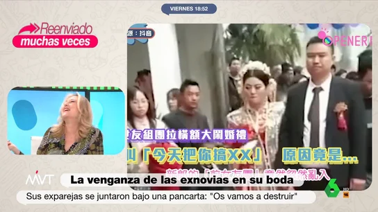 La sorpresa de un hombre en su boda: se presentan sus exnovias La sorpresa de un hombre en su boda: se presentan sus exnovias