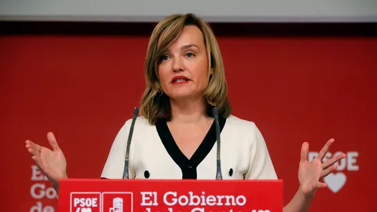 Imagen de archivo de la portavoz de la Ejecutiva Federal del PSOE y ministra de Educación, Pilar Alegría. Imagen de archivo de la portavoz de la Ejecutiva Federal del PSOE y ministra de Educación, Pilar Alegría.