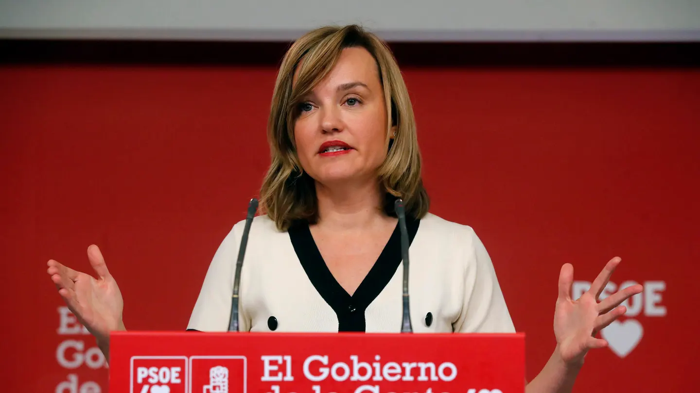 Imagen de archivo de la portavoz de la Ejecutiva Federal del PSOE y ministra de Educación, Pilar Alegría. Imagen de archivo de la portavoz de la Ejecutiva Federal del PSOE y ministra de Educación, Pilar Alegría.