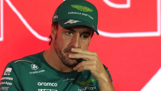 Fernando Alonso, en rueda de prensa Fernando Alonso, en rueda de prensa