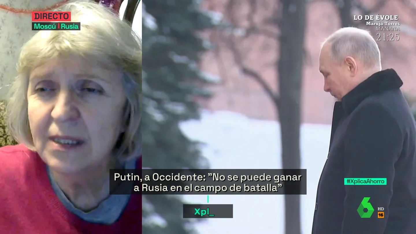 "Es depresión y miedo, no es apoyo": la visión de la historiadora Elena Bogush sobre el respaldo a Putin de los rusos "Es depresión y miedo, no es apoyo": la visión de la historiadora Elena Bogush sobre el respaldo a Putin de los rusos