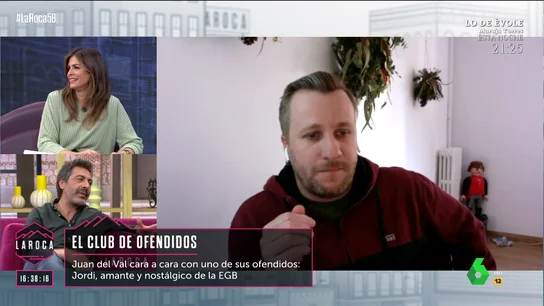 Juan del Val, sorprendido en La Roca por la presencia de su "antiguo compañero" de pupitre en la EGB Juan del Val, sorprendido en La Roca por la presencia de su "antiguo compañero" de pupitre en la EGB