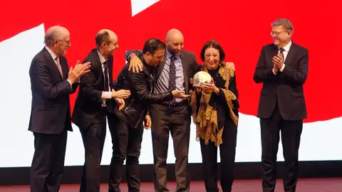 El restaurante Corral de la Morería recogiendo su tercer Sol de la Guía Repsol El restaurante Corral de la Morería recogiendo su tercer Sol de la Guía Repsol