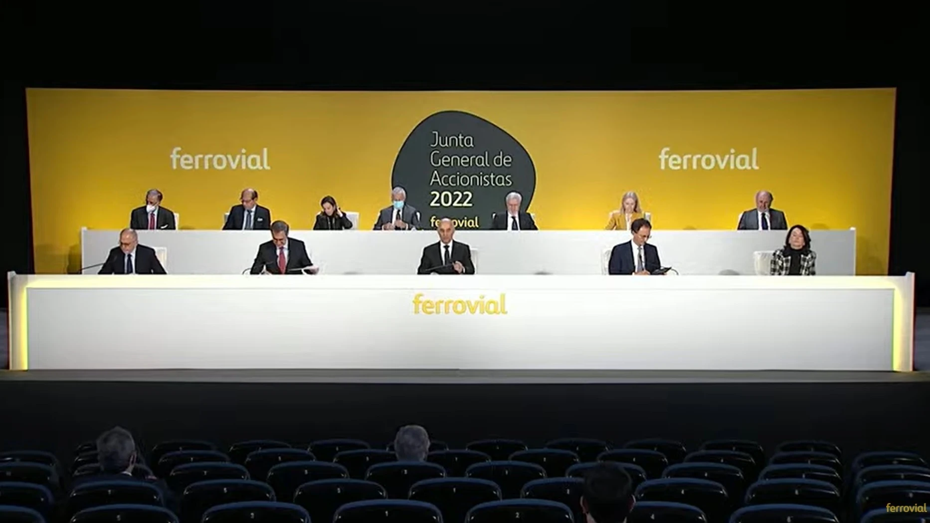 Junta de accionistas de Ferrovial de 2022.