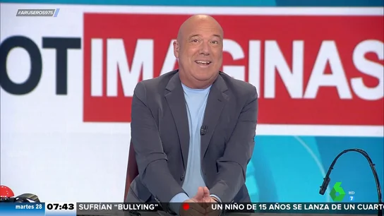 La reacción de Alfonso Arús al descubrir que existe el dónut de cocido: "A mí ya me pilla muy mayor" La reacción de Alfonso Arús al descubrir que existe el dónut de cocido: "A mí ya me pilla muy mayor"
