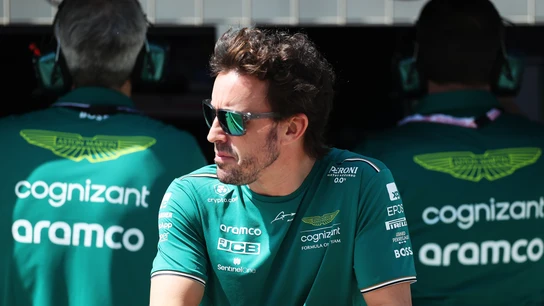 Fernando Alonso en Aston Martin Fernando Alonso en Aston Martin