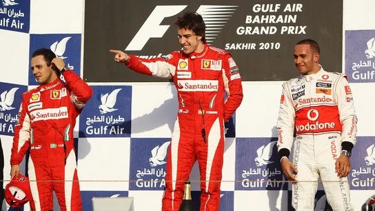 Podio del año 2010 en Baréin Podio del año 2010 en Baréin