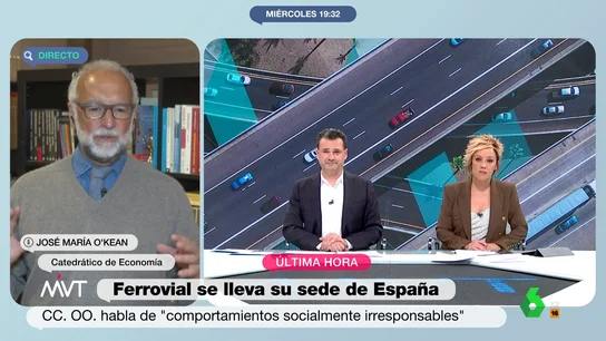 José María O'Kea, durante su intervención en Más Vale Tarde José María O'Kea, en una captura de su intervención en Más Vale Tarde