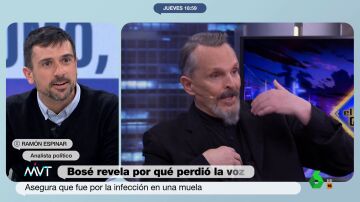 Ramón Espinar, sobre Miguel Bosé: "Kilos de cocaína y hachís y lo que le ha costado una vacunita"