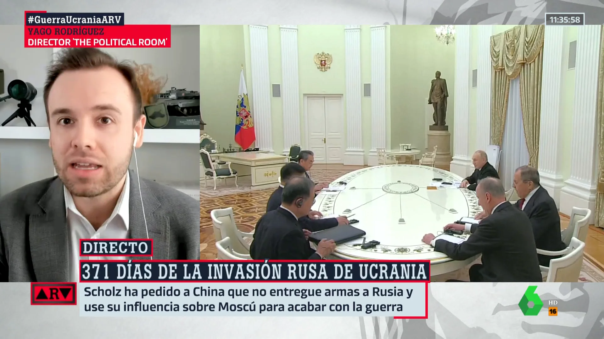 ¿China podría estar barajando la posibilidad de enviar armas a Rusia? Yago Rodríguez responde