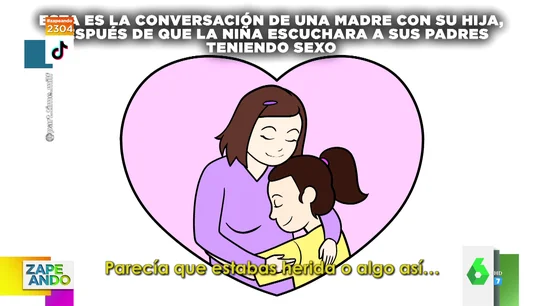 La adorable reacción de una niña al escuchar a su madre gritar mientras tenía sexo La adorable reacción de una niña al escuchar a su madre gritar mientras tenía sexo