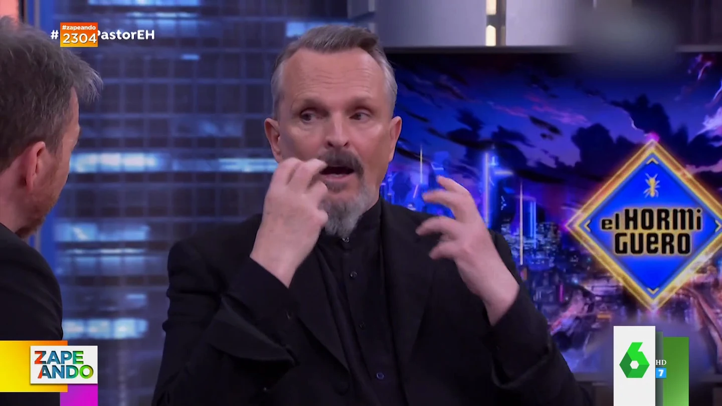 Miguel Bosé desvela el motivo real por el que ha perdido la voz en El Hormiguero Miguel Bosé desvela el motivo real por el que ha perdido la voz en El Hormiguero