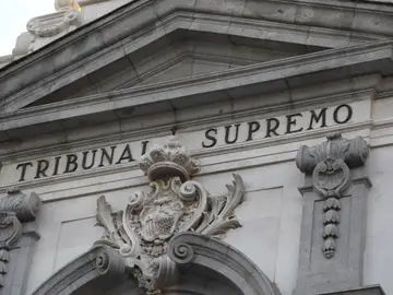 Imagen de archivo de la fachada del Tribunal Supremo.