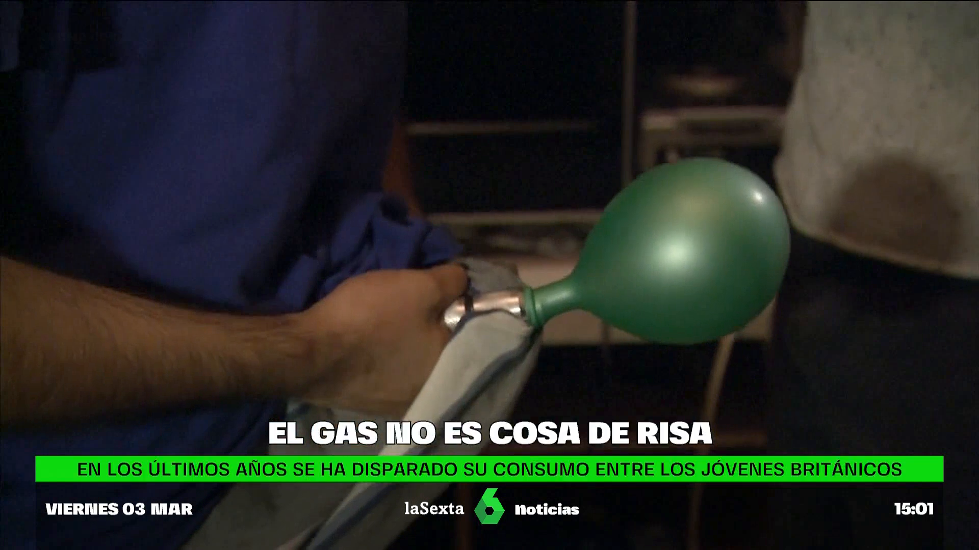 El Gobierno británico prohíbe el 'gas de la risa', cuyos recipientes  colapsan la planta de reciclaje de Ibiza 